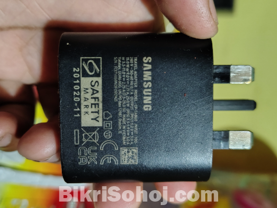 25W Samsung  adopter Charger with cable